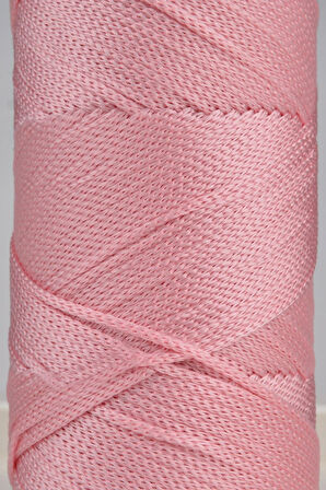 2 Mm - 200 gr Polyester Makrome Ipi Pembe 230 M Polyester Makrome Ip Supla Ip Ve Çanta Ipliği