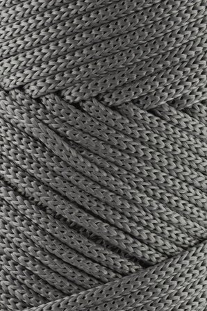 3 Mm - 250 gr Polyester Makrome Ipi Gri 120 M Polyester Makrome Ip Supla Ip Ve Çanta Ipliği