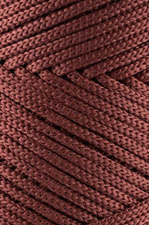 Polyester Makrome İpi 3 Mm 250 Gram Makrome İp Gül Kurusu 120 Metre Supla İp Ve Çanta İpliği