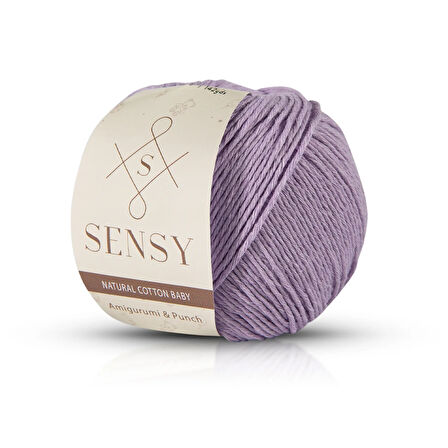 Premium Amigurumi İpi Punch (PANÇ) Baby Soft Cotton 50 gr Örgü İp Lila