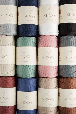 3 Mm - 250 gr Polyester Makrome Ipi Kot Mavisi 120 M Polyester Makrome Ip Supla Ip Ve Çanta Ipliği