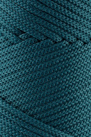 3 Mm - 250 gr Polyester Makrome Ipi Petrol Mavisi 120 M Polyester Makrome Ip Supla Ip Ve Çanta Ipi