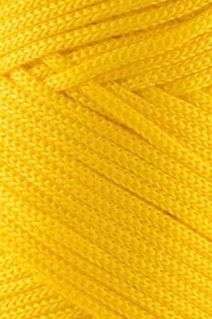 3 Mm - 250 gr Polyester Makrome Ipi Sarı 120 M Polyester Makrome Ip Supla Ip Ve Çanta Ipliği