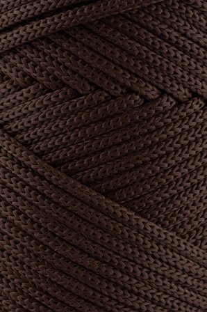 3 Mm - 250 gr Polyester Makrome Ipi Kahverengi 120 M Polyester Makrome Ip Supla Ip Ve Çanta Ipliği