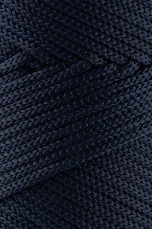 3 Mm - 250 gr Polyester Makrome Ipi Lacivert 120 M Polyester Makrome Ip Supla Ip Ve Çanta Ipliği