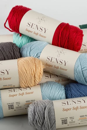 Premium Super Soft Saver El Örgü Ipi Kazak Ip Şal Bere Ipliği Battaniye Ev Dekorasyon Ipi Mint