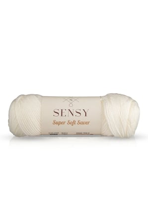 Premium Super Soft Saver El Örgü Ipi Hırka Kazak Ip Şal Bere Ipliği Battaniye Ipi Ekru