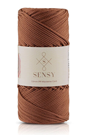 1.5 Mm - 100 gr Polyester Makrome Ipi Bakır 150 M Polyester Makrome Ip Supla Ip Ve Çanta Ipliği