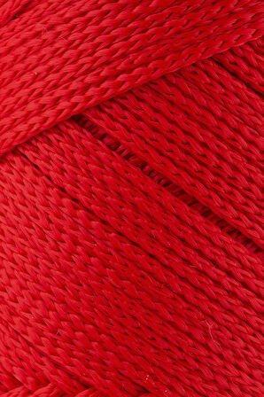1.5 Mm - 100 gr Polyester Makrome Ipi Kırmızı 150 M Polyester Makrome Ip Supla Ip Ve Çanta Ipliği