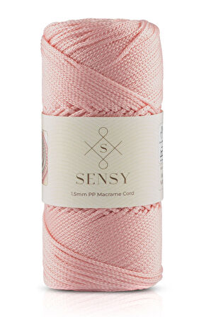 1.5 Mm - 100 gr Polyester Makrome Ipi Pembe 150 M Polyester Makrome Ip Supla Ip Ve Çanta Ipliği