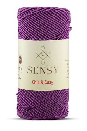 Premium Chic&Easy 200 gr Slim Supra İp Mumlu Makrome İp Runner İpi Çanta İpi Pase İp Mor