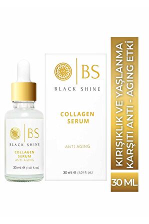 Black Shine BS Yaşlanma Karşıtı Canlandırıcı Collagen Kolajen Serum 30 ml BYXKRM0027