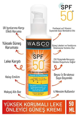 Güneş Kremi Koyu Leke Karşıtı Spf 50+ Faktörlü Çok Yüksek Korumalı Güneş Kremi