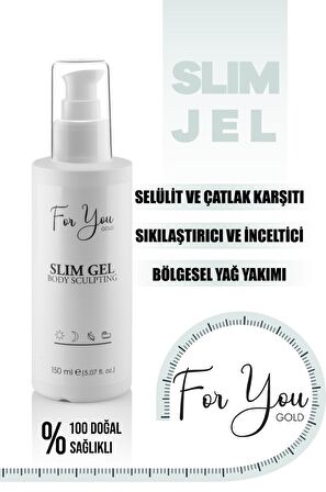 Çatlak Ve Selülit Karşıtı, Çatlak Bakım, Bölgesel İnceltici - Vücut Sıkılaştırıcı  Slim Jel 150 ml