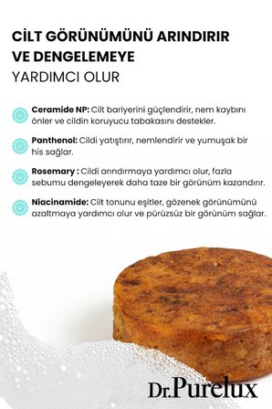 Gözenek Sıkılaştırıcı, Arındırıcı & Besleyici (Hızlı Maske) Makyaj Temizleme Süngerli Sabun