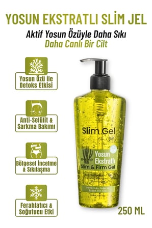 Yosun Özlü Ekstra Slim Jel – Selülit & Çatlak Karşıtı, Bölgesel İncelme ve Sıkılaştırıcı Etki