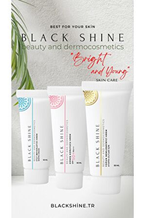Black Shine Cilt Beyazlatıcı Kararma Karşıtı Krem 50 Ml BS033 BYXKRM0101