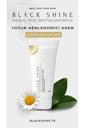 Black Shine BS Yoğun Nemlendirici Onarıcı 24 Saat Etkili Cilt Bakım Kremi Pantenol %6 - 50 Ml BS032 BYXKRM0100