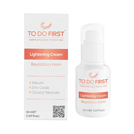 TO DO FIRST Beyazlatıcı Krem 50 ML