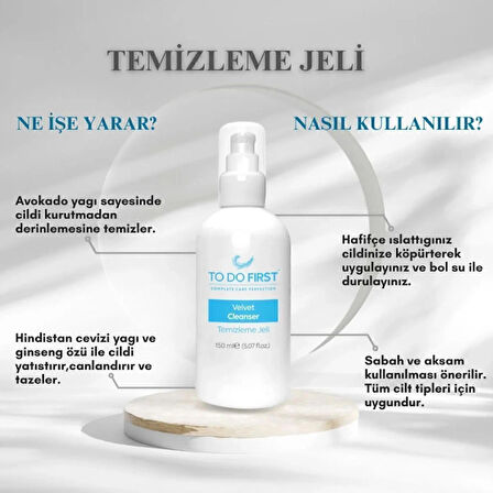 TO DO FIRST Sivilce Ve Siyah Nokta Karşıtı Temizleme Jeli 150 ML