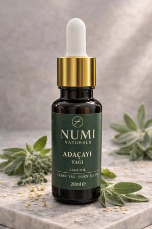 Numi Naturals   Adaçayı Yağı 20 Ml – Uçucu Yağ | Aromaterapi, Difüzör Ve Buhurdanlık İ̇Çin