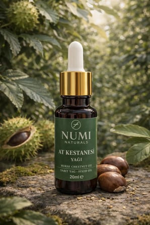 Numi Naturals   At Kestanesi Yağı 20 Ml – Doğal Sabit Yağ | Masaj Ve Cilt Bakımı İ̇Çin