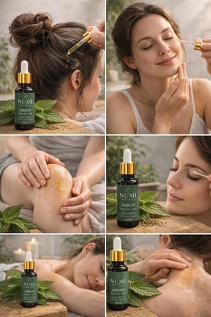 Numi Naturals İsırgan Tohumu Yağı 20 Ml   Nettle Seed Oil Saç Ve Cilt Bakım Yağı