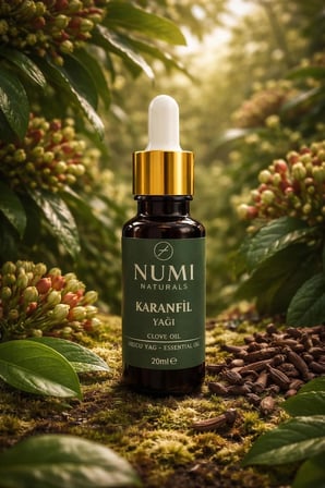 Numi Naturals Karanfil Yağı 20 Ml   Clove Oil Uçucu Yağ Aromaterapi Ve Cilt Bakımı