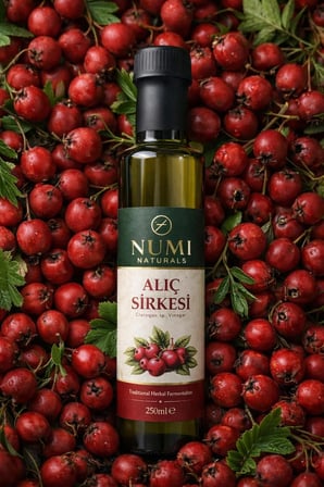 NUMI Naturals Alıç Sirkesi – Geleneksel Fermente 250 ml