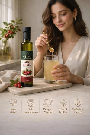 NUMI Naturals Alıç Sirkesi – Geleneksel Fermente 250 ml