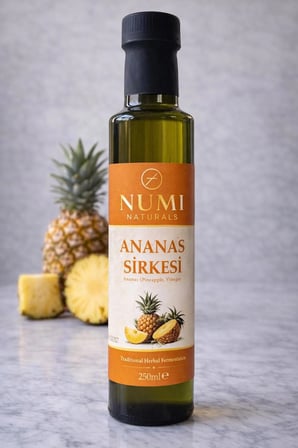NUMI Naturals Ananas Sirkesi Doğal Fermantasyon Katkısız 250 ml