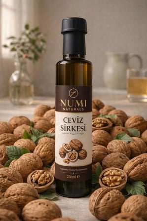 Numi Naturals Ceviz Sirkesi 250 Ml – Geleneksel Fermente