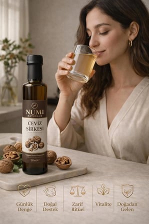 Numi Naturals Ceviz Sirkesi 250 Ml – Geleneksel Fermente