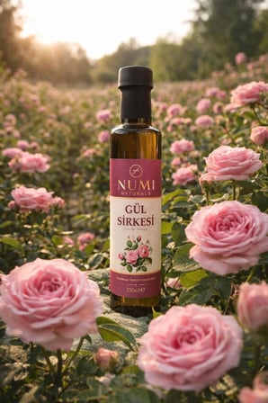 Numi Naturals Gül Sirkesi – Premium Doğal Fermantasyon 250Ml