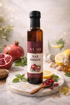 NUMI Naturals Nar Sirkesi – Geleneksel Fermantasyon 250ml