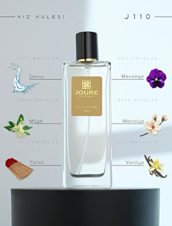 JOURE J110 - FERAH MENEKŞE PUDRALI KOKULU 50ML KALICI EDP KADIN PARFÜM