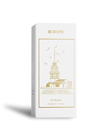JOURE J155 - SICAK BAHARATLAR BEYAZ ÇİÇEKLER HİNDİSTAN CEVİZİ KOKULU 50ML KALICI EDP KADIN PARFÜM