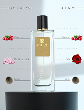 JOURE J195 - FLORAL MEYVELİ FERAH KOKULU 50ML KALICI EDP KADIN PARFÜM