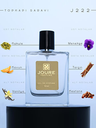 JOURE J220 -  DENİZ NOTALARI LİMON BERGAMOT KOKULU 50ML KALICI FRESH EDP ERKEK PARFÜM