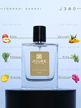 JOURE PERFUME J380  AMBER TAZE BAHARATLAR ODUNSU AROMATİK FRESH KOKULU 50ML KALICI EDP ERKEK PARFÜM