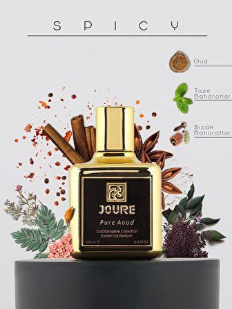 JOURE PERFUME - PURE AOUD LAVANTA VE ODUNSU KOKULU 100ML KALICI EXTRAIT DE PARFUM UNISEX PARFÜM