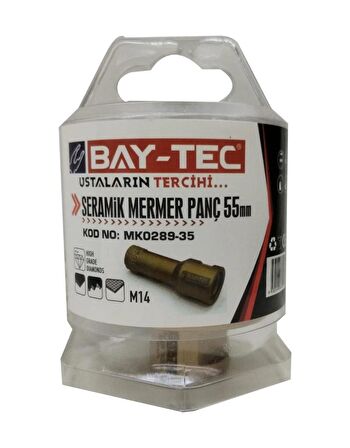 Bay-Tec MK0289-35 Seramik Mermer Delme Panç 55 mm