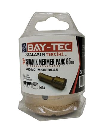 Bay-Tec MK0289-45 Seramik Mermer Delme Panç 65 mm