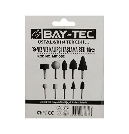 Bay-Tec Vız Vız Kalıpçı Taşlama Seti 10 Parça MK1052