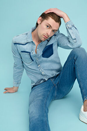 Loft Slim Fit Erkek Gömlek Uzun Kol