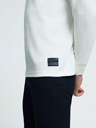 LF2034194 Loft Erkek Sweat OFF WHITE