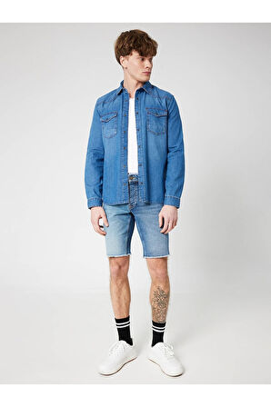 Gömlek Mavi Denim