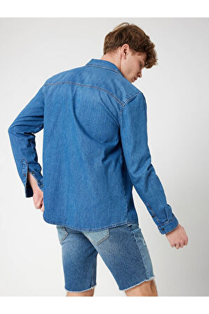 Gömlek Mavi Denim