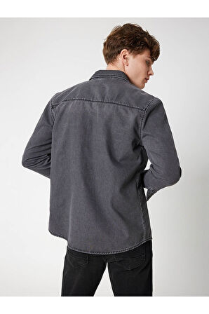 Slim Fit Erkek Gömlek U.kol