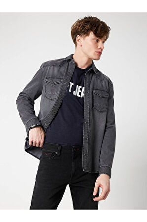 Slim Fit Erkek Gömlek U.kol